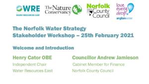 Slides: The Norfolk Water Strategy Stakeholder Workshop
