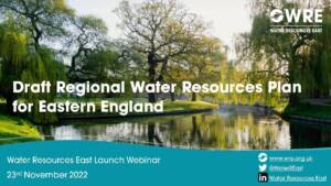 Slides: Water Resources East Draft Regional Plan Launch